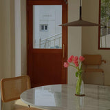 Modern Industrial Aluminum Pendant Light with Focused LED Illumination for Indoor Spaces
