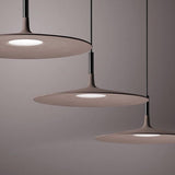 Modern Industrial Aluminum Pendant Light with Focused LED Illumination for Indoor Spaces