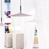 Modern Industrial Aluminum Pendant Light with Focused LED Illumination for Indoor Spaces