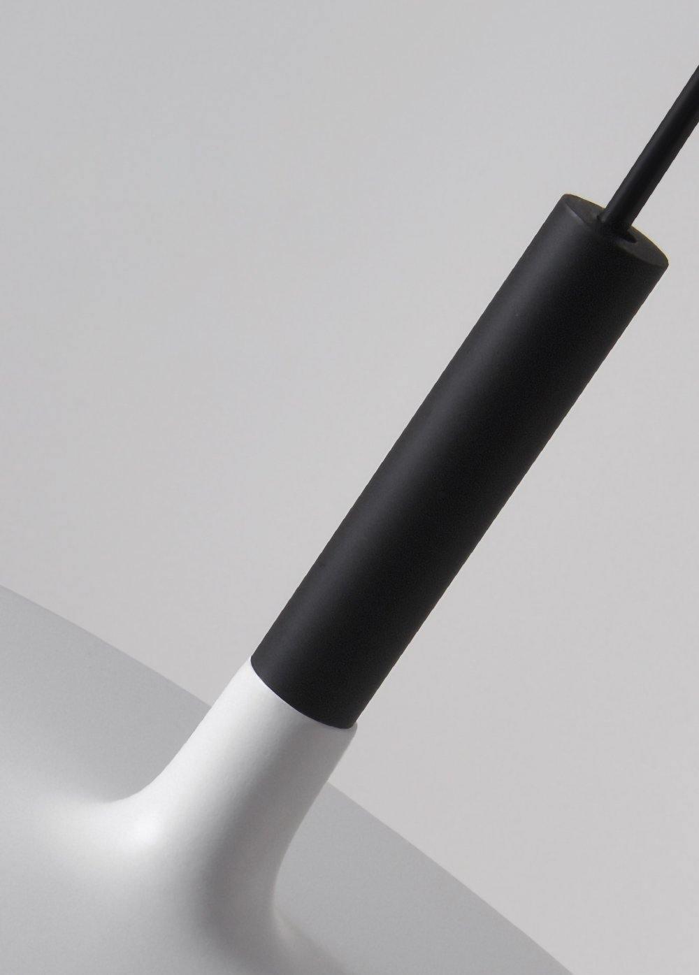 Modern Industrial Aluminum Pendant Light with Focused LED Illumination for Indoor Spaces