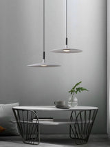 Modern Industrial Aluminum Pendant Light with Focused LED Illumination for Indoor Spaces