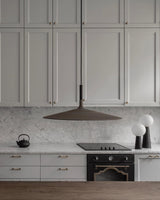 Modern Industrial Aluminum Pendant Light with Focused LED Illumination for Indoor Spaces