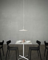 Modern Industrial Aluminum Pendant Light with Focused LED Illumination for Indoor Spaces