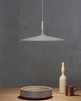 Modern Industrial Aluminum Pendant Light with Focused LED Illumination for Indoor Spaces