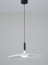 Modern Industrial Aluminum Pendant Light with Focused LED Illumination for Indoor Spaces