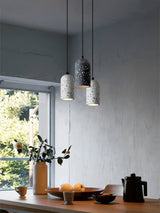 Modern Industrial Concrete Pendant Lamp Minimalist Hanging Light for Kitchen and Dining Room