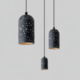 Modern Industrial Concrete Pendant Lamp Minimalist Hanging Light for Kitchen and Dining Room
