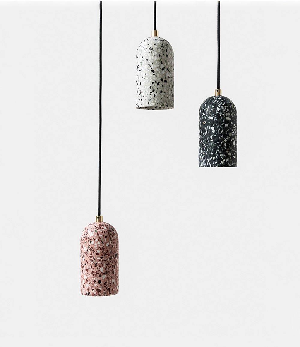 Modern Industrial Concrete Pendant Lamp Minimalist Hanging Light for Kitchen and Dining Room