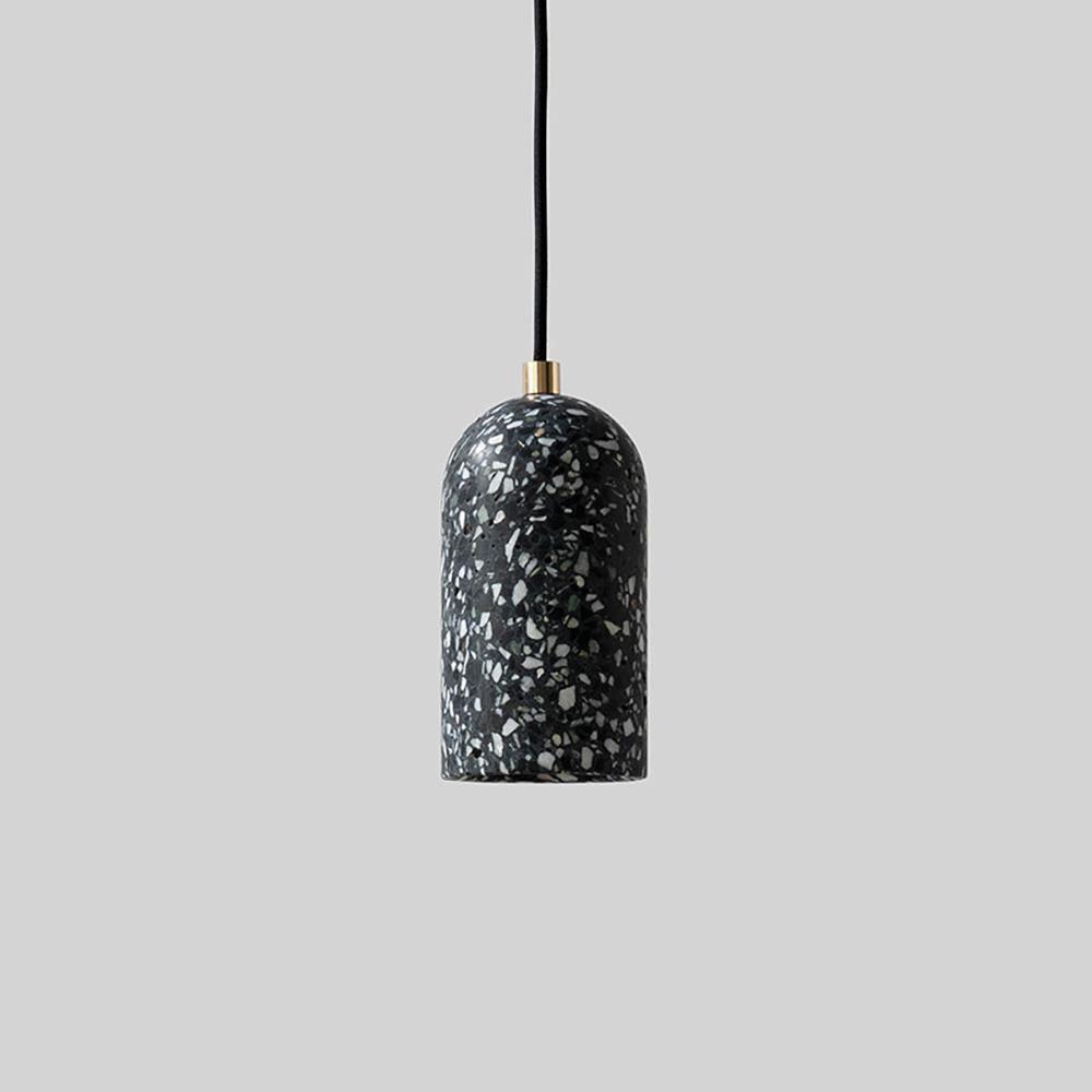 Modern Industrial Concrete Pendant Lamp Minimalist Hanging Light for Kitchen and Dining Room