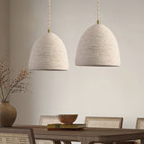 Modern Industrial Concrete Pendant Light Minimalist Microcement Hanging Lamp for Dining Room