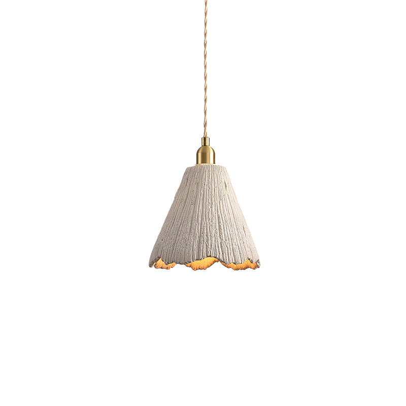 Modern Industrial Concrete Pendant Light Minimalist Microcement Hanging Lamp for Dining Room