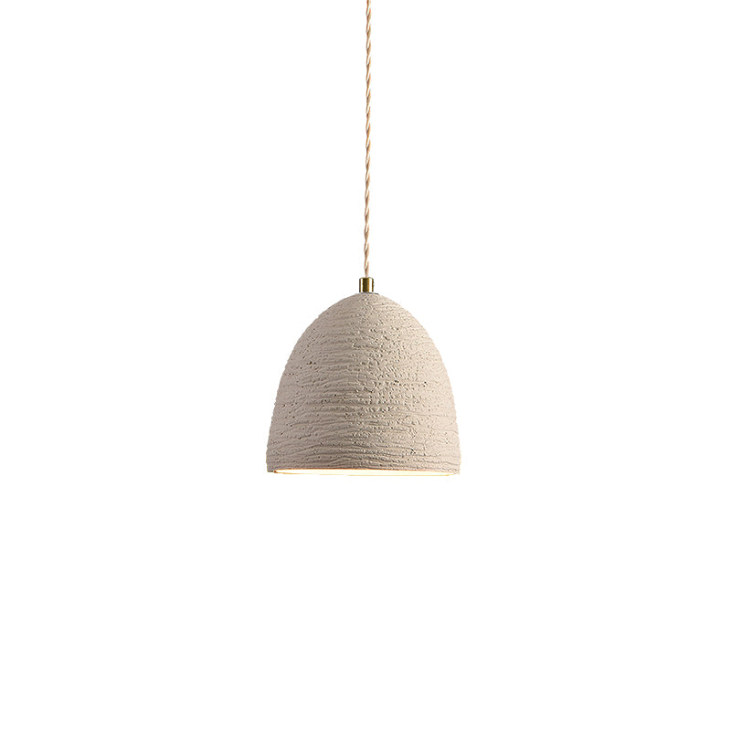 Modern Industrial Concrete Pendant Light Minimalist Microcement Hanging Lamp for Dining Room