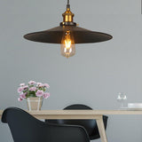 Modern Industrial Cone Metal Pendant Light Adjustable Hanging Ceiling Lamp for Kitchen and Dining Room