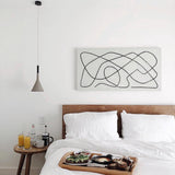 Modern Industrial Conical Concrete Pendant Light Minimalist Cement Drop Lamp for Kitchen and Dining