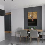 Modern Industrial Conical Concrete Pendant Light Minimalist Cement Drop Lamp for Kitchen and Dining