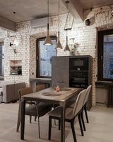 Modern Industrial Conical Concrete Pendant Light Minimalist Cement Drop Lamp for Kitchen and Dining
