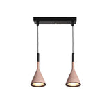 Modern Industrial Conical Concrete Pendant Light Minimalist Cement Drop Lamp for Kitchen and Dining
