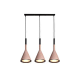 Modern Industrial Conical Concrete Pendant Light Minimalist Cement Drop Lamp for Kitchen and Dining