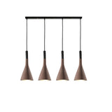 Modern Industrial Conical Concrete Pendant Light Minimalist Cement Drop Lamp for Kitchen and Dining