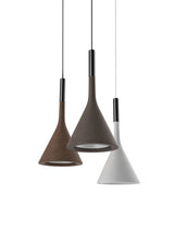Modern Industrial Conical Concrete Pendant Light Minimalist Cement Drop Lamp for Kitchen and Dining