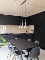 Modern Industrial Conical Concrete Pendant Light Minimalist Cement Drop Lamp for Kitchen and Dining