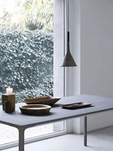 Modern Industrial Conical Concrete Pendant Light Minimalist Cement Drop Lamp for Kitchen and Dining