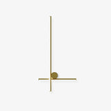 Modern Industrial Coordinates LED Wall Sconce with Minimalist Geometric Design