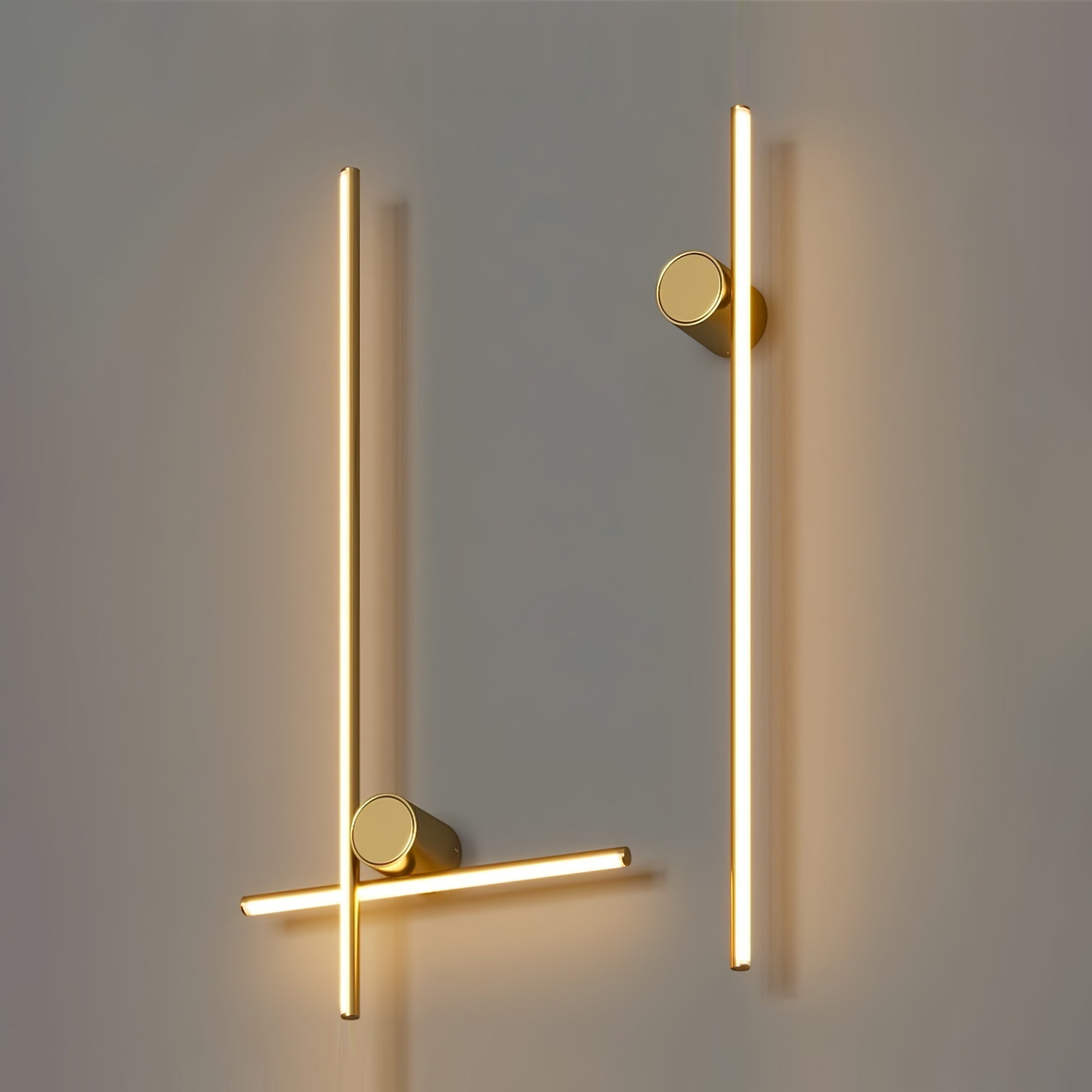 Modern Industrial Coordinates LED Wall Sconce with Minimalist Geometric Design