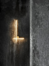 Modern Industrial Coordinates LED Wall Sconce with Minimalist Geometric Design