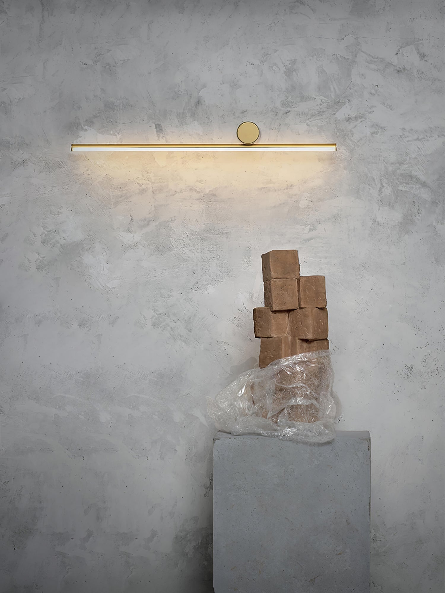 Modern Industrial Coordinates LED Wall Sconce with Minimalist Geometric Design