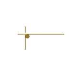 Modern Industrial Coordinates LED Wall Sconce with Minimalist Geometric Design