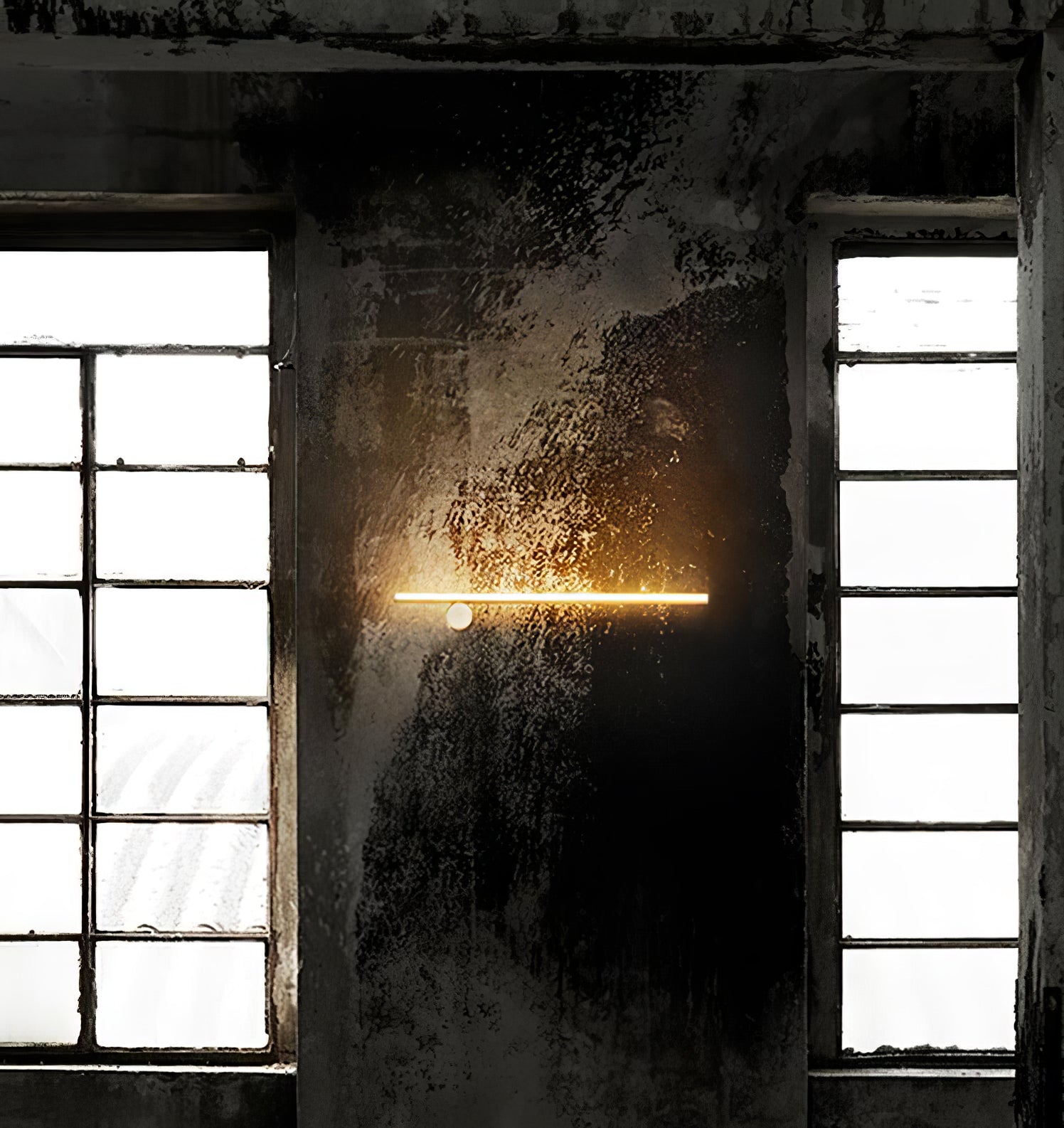 Modern Industrial Coordinates LED Wall Sconce with Minimalist Geometric Design