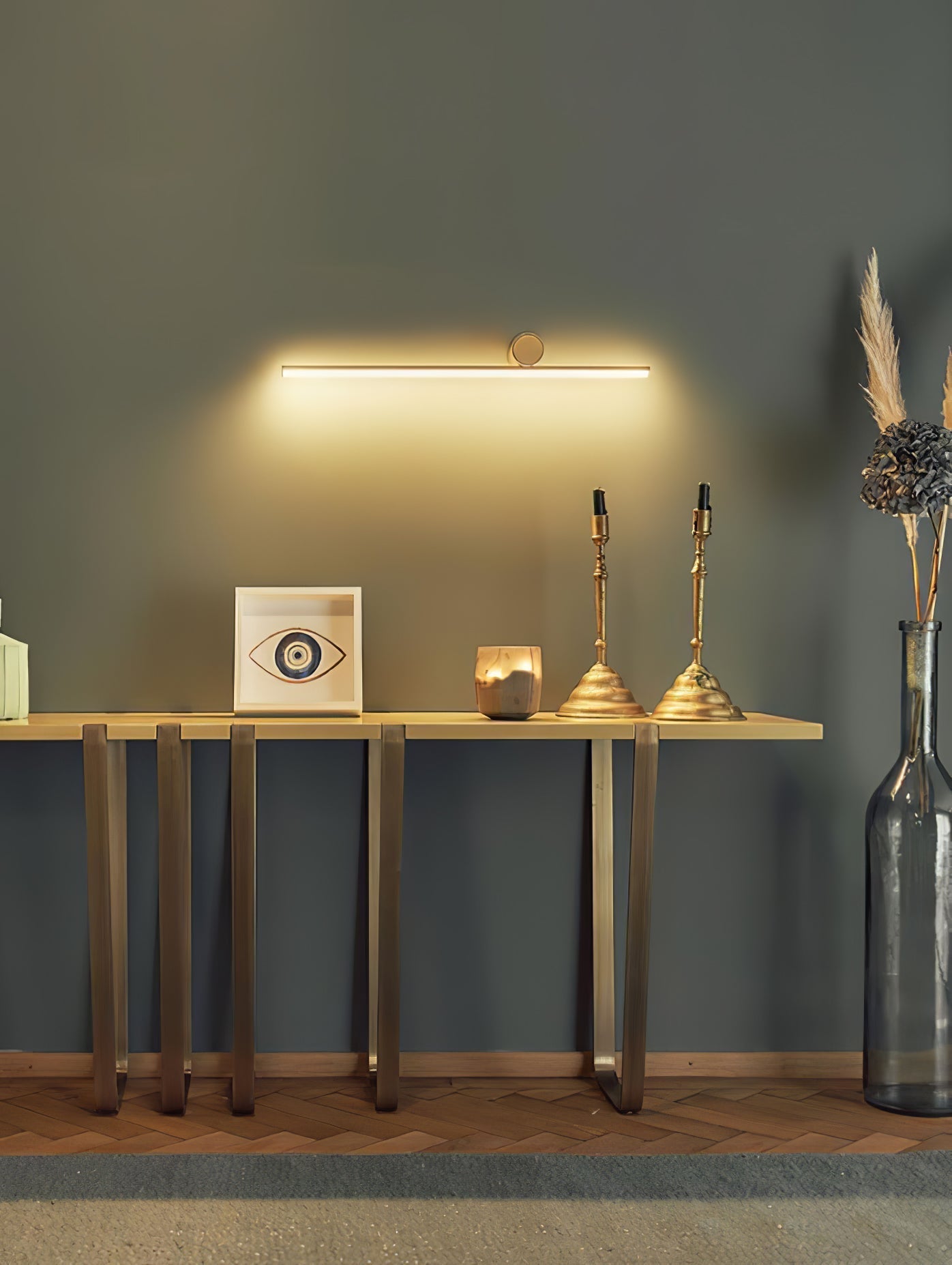 Modern Industrial Coordinates LED Wall Sconce with Minimalist Geometric Design