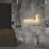Modern Industrial Coordinates LED Wall Sconce with Minimalist Geometric Design