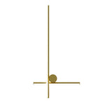 Modern Industrial Coordinates LED Wall Sconce with Minimalist Geometric Design