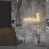 Modern Industrial Coordinates LED Wall Sconce with Minimalist Geometric Design
