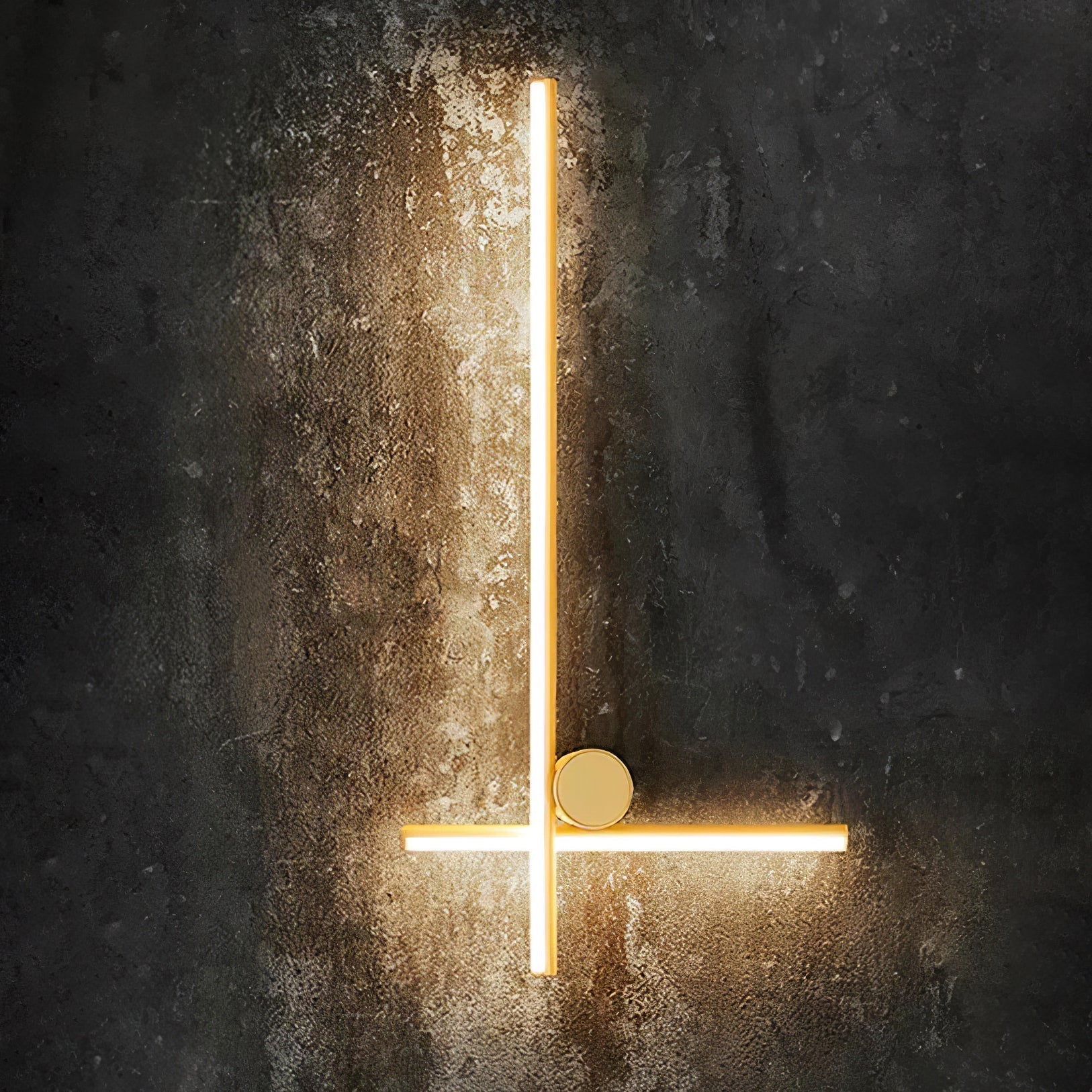 Modern Industrial Coordinates LED Wall Sconce with Minimalist Geometric Design