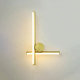 Modern Industrial Coordinates LED Wall Sconce with Minimalist Geometric Design