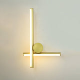 Modern Industrial Coordinates LED Wall Sconce with Minimalist Geometric Design