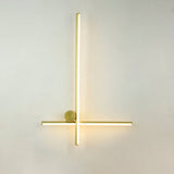Modern Industrial Coordinates LED Wall Sconce with Minimalist Geometric Design