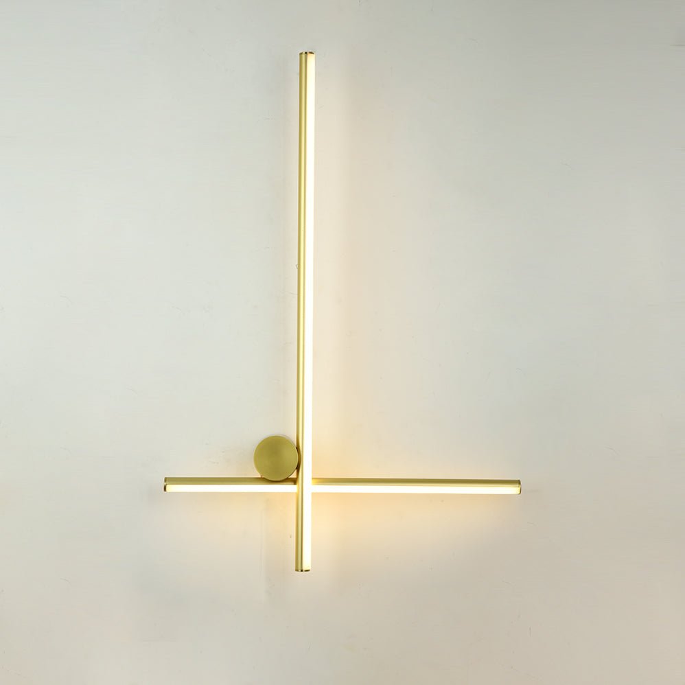 Modern Industrial Coordinates LED Wall Sconce with Minimalist Geometric Design
