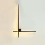 Modern Industrial Coordinates LED Wall Sconce with Minimalist Geometric Design
