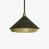 Modern Industrial Dome Pendant Light with Brushed Interior for Directional Ceiling Lighting