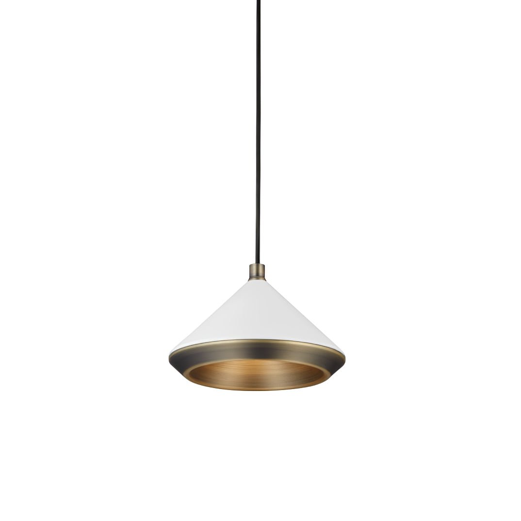 Modern Industrial Dome Pendant Light with Brushed Interior for Directional Ceiling Lighting
