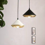 Modern Industrial Dome Pendant Light with Brushed Interior for Directional Ceiling Lighting