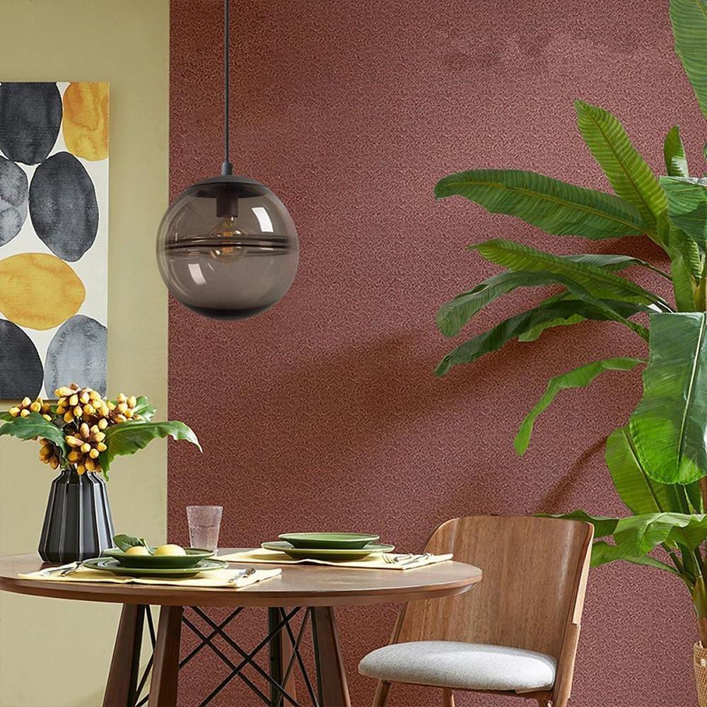 Modern Industrial Glass Globe Pendant Light for Kitchen Island and Dining Room