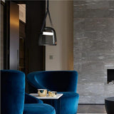 Modern Industrial Glass Metal LED Pendant Light for Kitchen Island and Dining Room Hanging Lamp