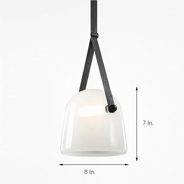 Modern Industrial Glass Metal LED Pendant Light for Kitchen Island and Dining Room Hanging Lamp
