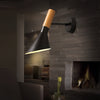 Modern Industrial LED Wall Sconce Retro Aluminum Plugin Lamp for Bedroom and Living Room
