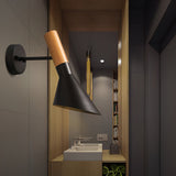 Modern Industrial LED Wall Sconce Retro Aluminum Plugin Lamp for Bedroom and Living Room